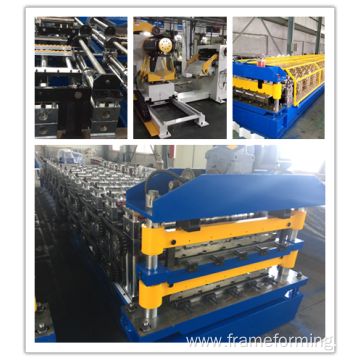 Double Layer Metal sheet roofing forming machine